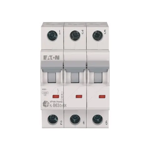 Wyłącznik nadprądowy 3P B 63A 6kA; HN-B63/3, 194887 EATON ELECTRIC