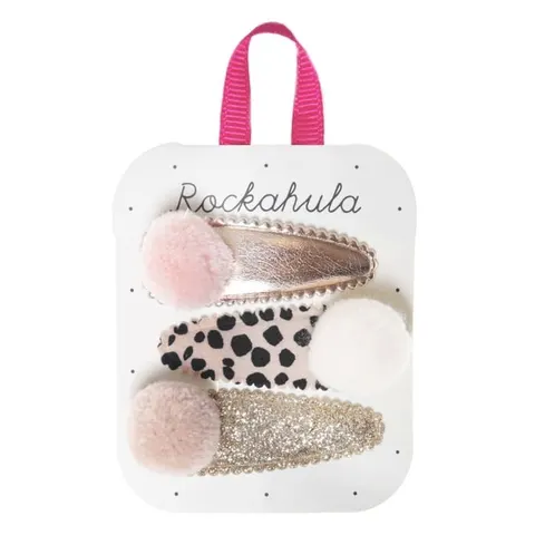 Spinki do włosów Pandora Pom Lily Leopard / Rockahula Kids