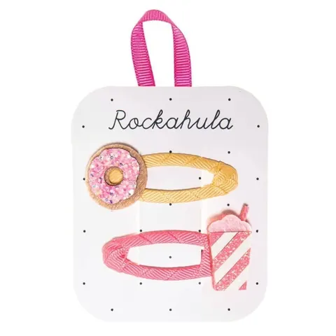 Spinki do włosów Donat and Milkshake / Rockahula Kids