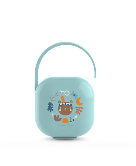 Etui na smoczek FOREST niebieskie / Suavinex