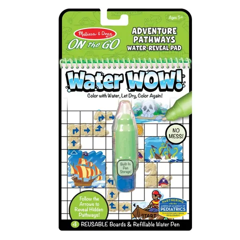 Melissa and Doug, Wodna kolorowanka Water WOW! Przygody Pathways