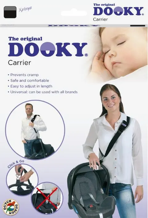 Pas do przenoszenia fotelika Dooky Grey Star / Dooky