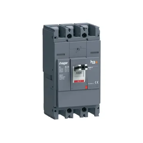 MCCB Rozłącznik mocy h3+ P630 3x630A; HCW630AR, HAGER