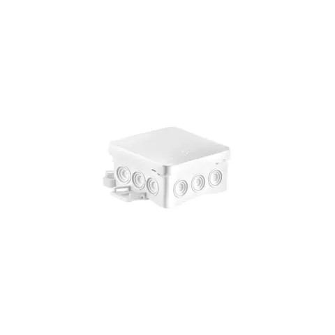 NS6 puszka naścienna fastbox 85x85x40mm kolor biały z hakiem (dodatkowo)
