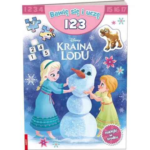 Kraina Lodu bawię się i uczę 1 2 3 / Wydawnictwo AMEET