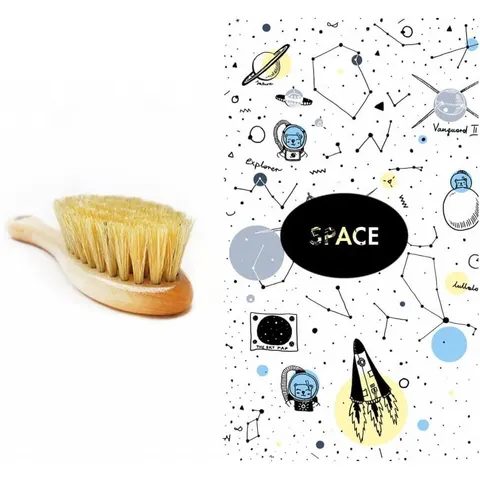Szczotka na ciemieniuchę z myjką Space / Lullalove