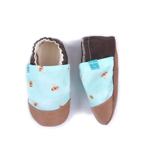 Kapcie do domu, żłobka, przedszkola - Mint Bees / TITOT