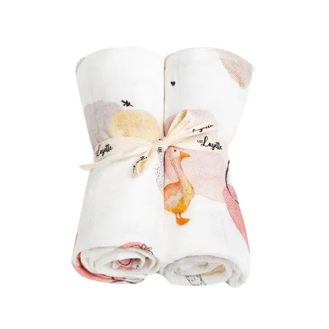 Pieluszki Bambusowe 2-pak Goose / Layette