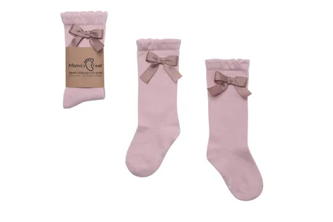 Podkolanówki dziecięce Ladies - Florka róż / Mama's Feet