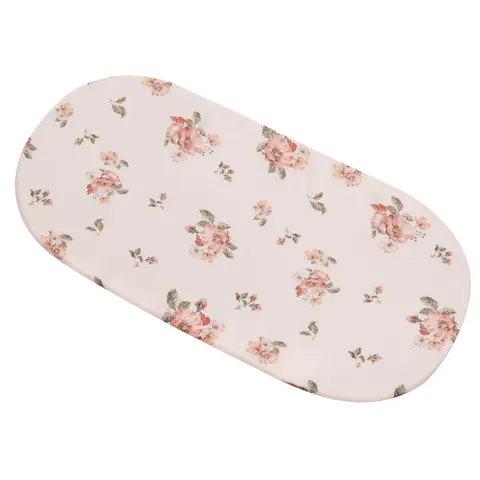 Prześcieradło bambusowe do gondoli, kosza mojżesza, kołyski Roses / Samiboo