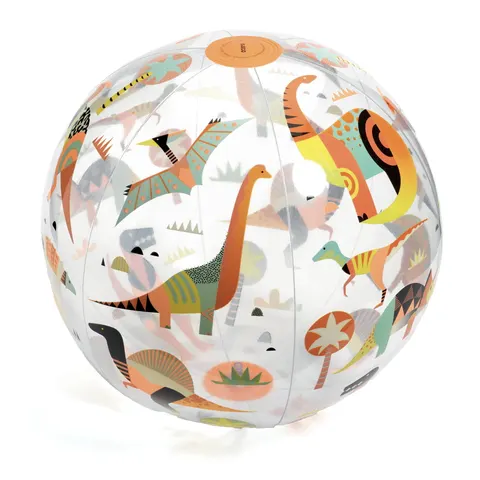 Piłka plażowa DINO FLUO / Djeco DJ00174