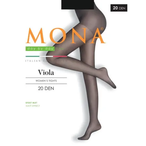 MONA DAY BY DAY Rajstopy VIOLA 20 DEN NERO rozm. 5