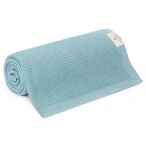 Lekki eukaliptusowy kocyk 80x100 dusty mint - eco collection / My Memi