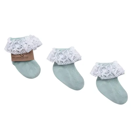 Skarpetki Vintage Love - miętowe / Mama's Feet