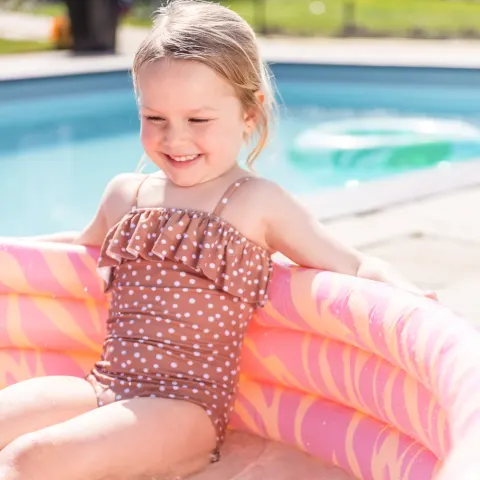 Basen kąpielowy pastelowa zebra 150cm / The Swim Essentials