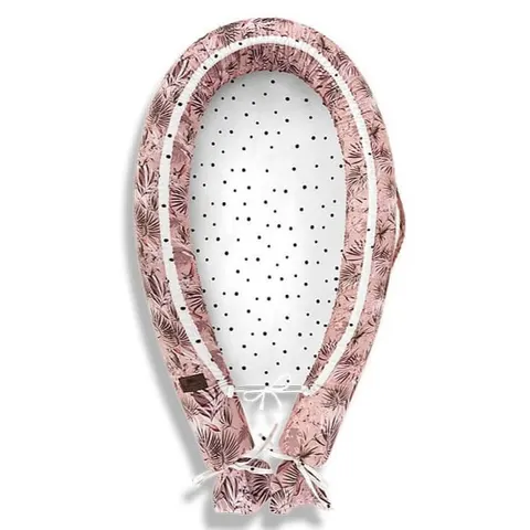 Gniazdko niemowlęce kokon Jungle Powder Pink / Sleepee