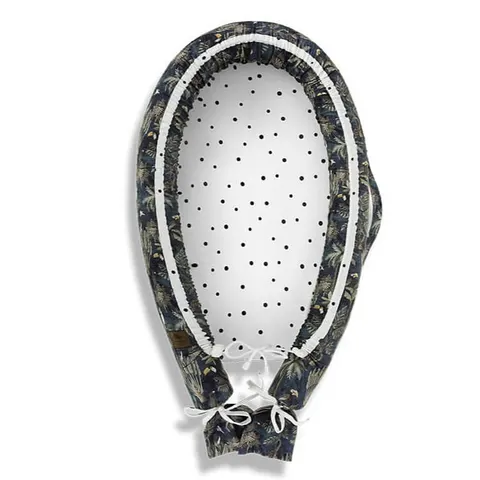 Gniazdko niemowlęce kokon Jungle Dark Blue / Sleepee