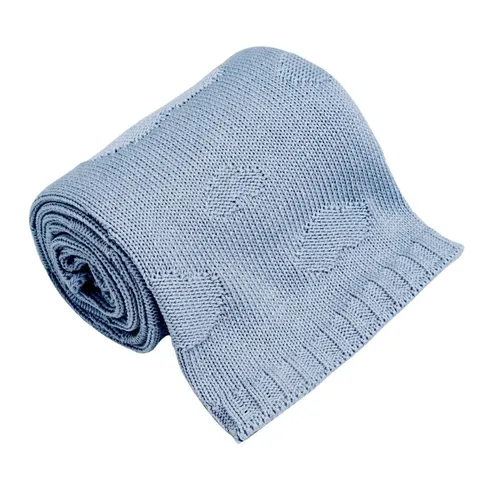 Kocyk bambusowy Denim Clouds 80cm x 100cm / Layette