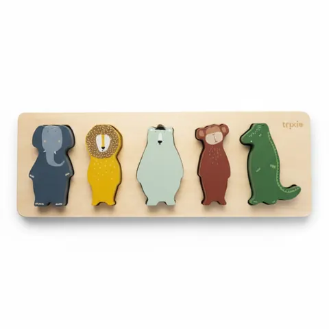 Trixie puzzle drewniane w kształcie zwierząt
