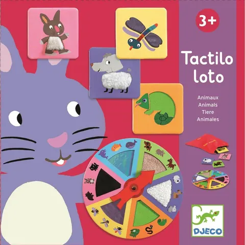 Gra edukacyjna Lotto ruletka - zwierzaki / Djeco DJ08129