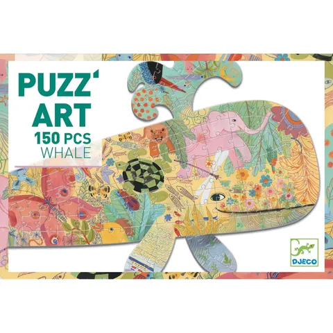 Puzzle artystyczne WIELORYB 150 elem. / Djeco DJ07658