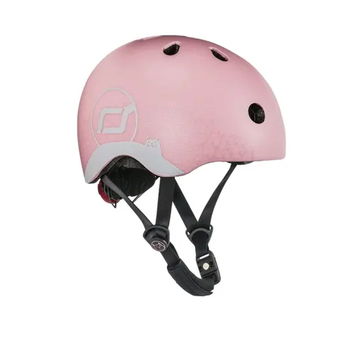 Kask z odblaskami XXS-S dla dzieci 1rż+ Rose Cat / Scootandride