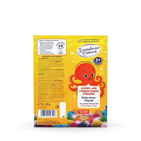 Ośmiorniczka Oskar SÓL DO KĄPIELI - 2x30g - BUBBLE GANG / DRESDNER ESSENZ
