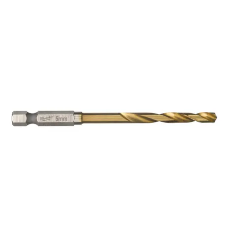 Wiertło do metalu HSS-G TiN fi 5x93 mm HEX MILWAUKEE