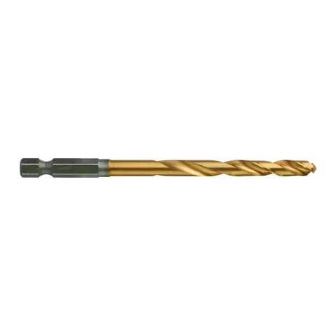 Wiertło do metalu HSS-G TiN fi 6x105 mm HEX MILWAUKEE