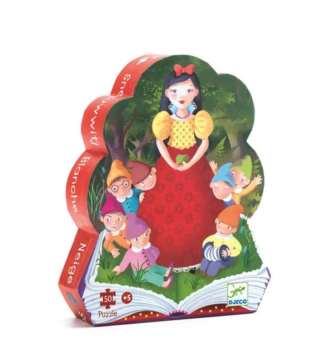 Puzzle tekturowe KRÓLEWNA ŚNIEŻKA / Djeco DJ07259
