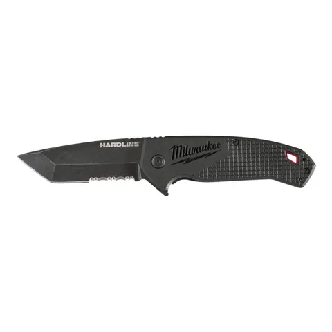 Nóż składany ząbkowany HARDLINE 76mm D2 steel MILWAUKEE