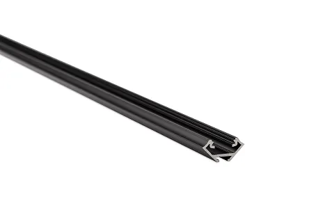Profil LED Narożny A, długość 202cm, aluminiowy, czarny anodowany