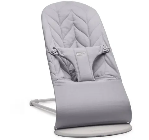 BABYBJORN - leżaczek BLISS COTTON, Petal Quilt, Light grey