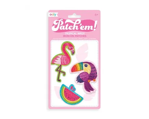 Naprasowanki Patch Em - Tropikalne Ptaki / Ooly 171-003