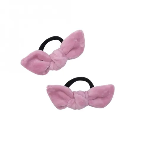 Zestaw gumek do włosów PINK VELVET / UL&KA