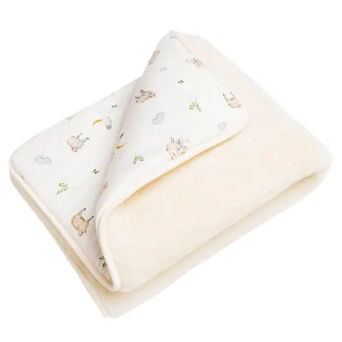 Kocyk dwustronny MERINO Owce / Layette