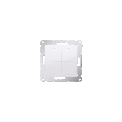 SIMON54 Elektroniczny łącznik / przycisk 4-krotny biały