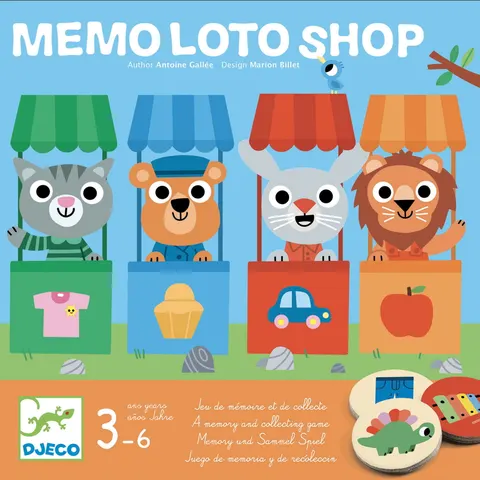 Gra MEMO LOTTO SKLEP / Djeco DJ08537