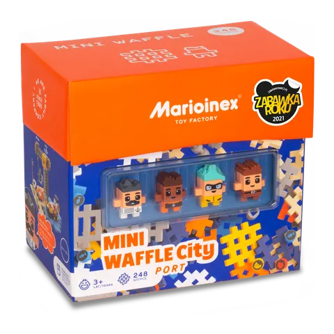 Klocki MINI Waffle City Port 248 el. / Marioinex