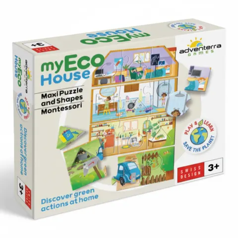 Puzzle edukacyjne dla dzieci My Eco House / Adventerra Games