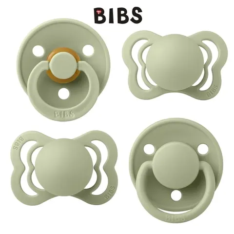 BIBS TRY-IT PACK - SAGE zestaw prezentowy smoczków niemowlęcych