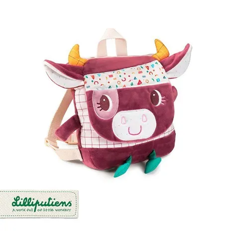 Miękki pluszowy plecak Krówka Rosalie / Lilliputiens 84451