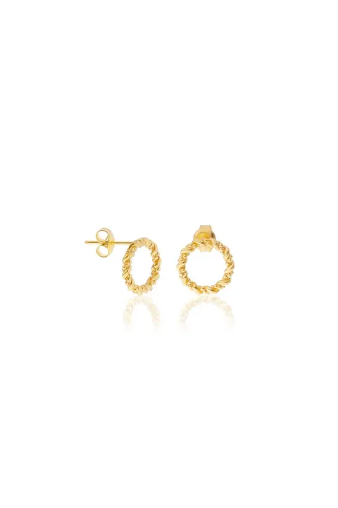 Kolczyki TWISTED HOOPS / Oplotka