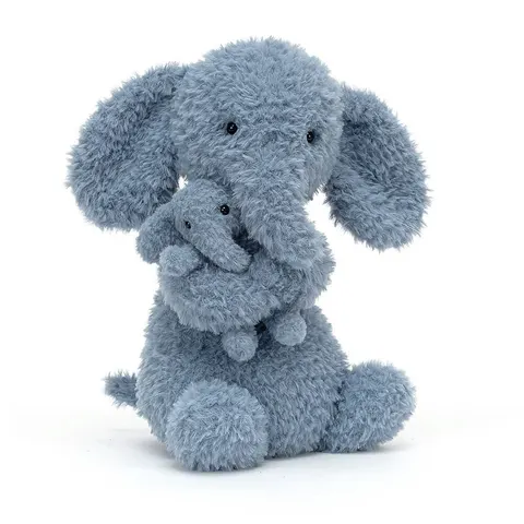 Huddles Słonik z dzieckiem 24 cm / Jellycat HUD2E