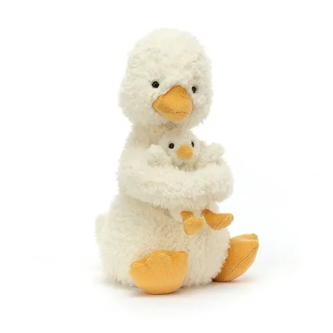 Huddles Kaczka z dzieckiem 24 cm / Jellycat HUD2D