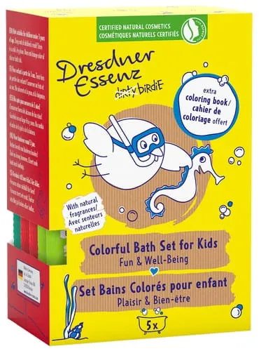 Zestaw KOLOROWA KĄPIEL 5x sól /DRESDNER ESSENZ