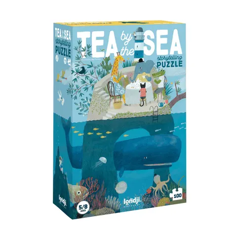 Puzzle + gra obserwacyjna Tea by the Sea / Londji PZ569