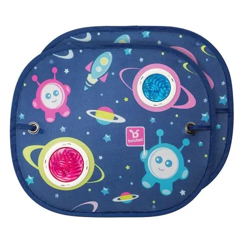 Osłona przeciwsłoneczna na szybę okrągła - Space Collection 2-pak /Benbat