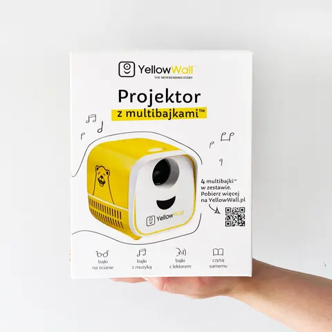 Zestaw startowy. Projektor YellowWall + 4 Multibajki / YellowWall