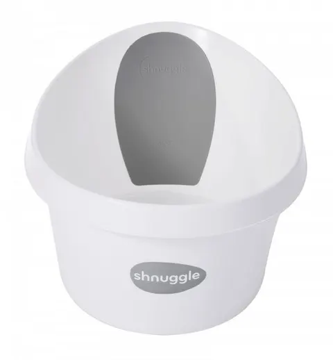 Wanienka Shnuggle Toddler z piankowym oparciem white and slate grey /Shnuggle